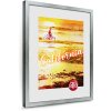 Фоторамка FramesFactory California серебристая 30x40 см с акриловым стеклом
