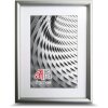 FramesFactory Фоторамка деревянная Finger 15x21 см серебристая с акрилом
