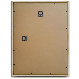 FramesFactory Деревянная фоторамка 30x40 см серебристая с акрилом