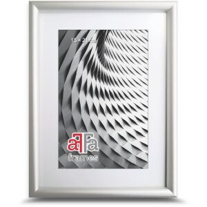 FramesFactory Фоторамка деревянная 18x24 см белая с акрилом