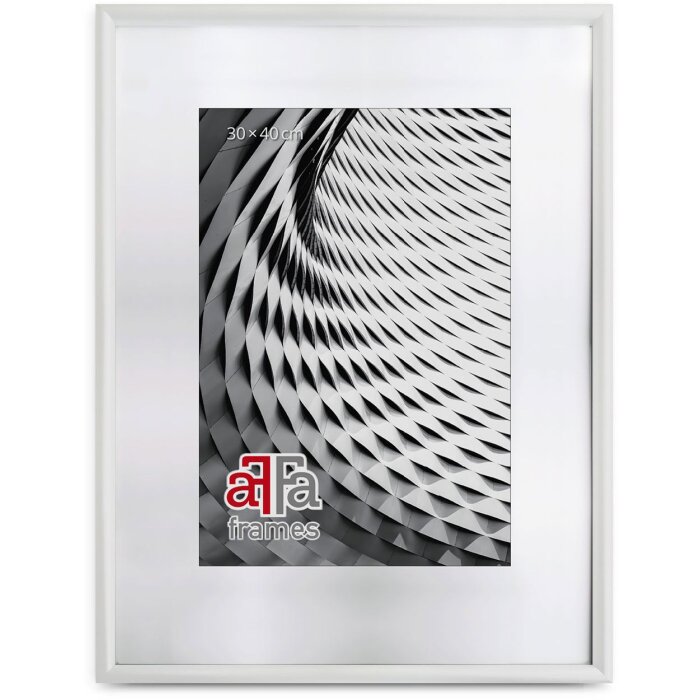 FramesFactory Деревянная рамка Finger 30x40 см белая с акриловым стеклом