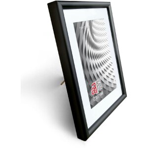 FramesFactory Фоторамка деревянная 13x18 см черная с акрилом