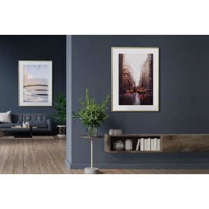 FramesFactory Алюминиевая рамка 42x59,4 см золотая