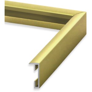 FramesFactory Алюминиевая рамка 70x100 см золотая с акриловым стеклом