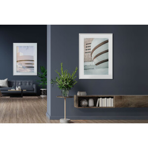 FramesFactory Алюминиевая рамка 60x80 см белая с акриловым стеклом