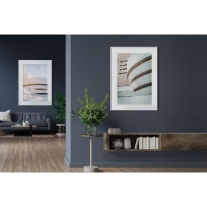 FramesFactory Алюминиевая фоторамка 70x100 см белая