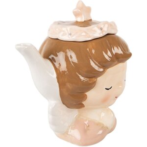 Clayre & Eef 6CETE0184 Teekanne 21x12x16 cm...