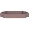 Clayre & Eef 6H2463 Декоративные подносы (набор 2 шт.) Розово-фиолетовые