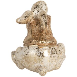 Clayre & Eef 6PR5485 Dekoration Kaninchen 6x5x7 cm Beige & Braun