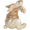 Clayre & Eef 6PR5485 Dekoration Kaninchen 6x5x7 cm Beige & Braun