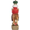 Clayre & Eef 6PR5768 Декор Щелкунчик на качающейся лошади 24x8x31 см