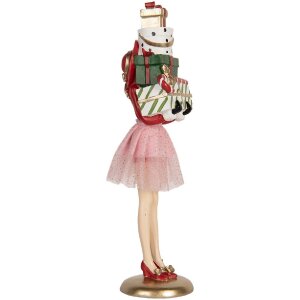 Clayre & Eef Декоративная фигура Женщина 10x10x36 см...