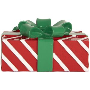 Clayre & Eef 6PR5772 Подсвечник 13x9x7 см Красный и Зеленый