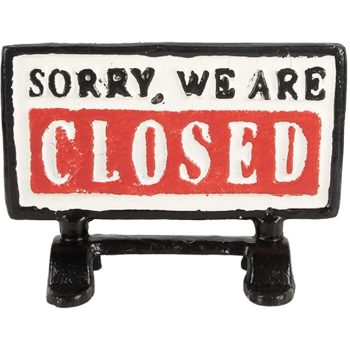 Clayre & Eef Табличка "Открыто/Закрыто" 16x7x12 см