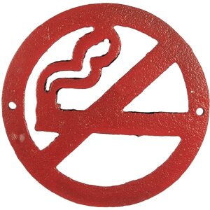 Clayre & Eef 6Y5750 Textschild Ø 12x1 cm Eisen...