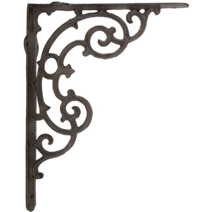 Clayre & Eef Декоративная решетка 4x29x22 см коричневая