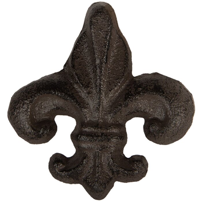 Clayre & Eef Дверная ручка 7x4x7 см коричневая