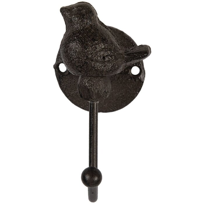 Clayre & Eef 6Y5770 Wandhaken 5x9x10 cm Braun