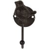 Clayre & Eef 6Y5770 Wandhaken 5x9x10 cm Braun