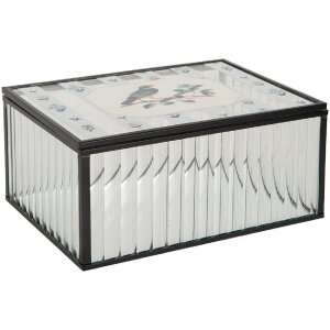 Clayre & Eef 6Y5949 Schachtel aus Metall 18x14x8 cm