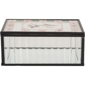 Clayre & Eef 6Y5950 Schachtel aus Metall 15x10x6 cm