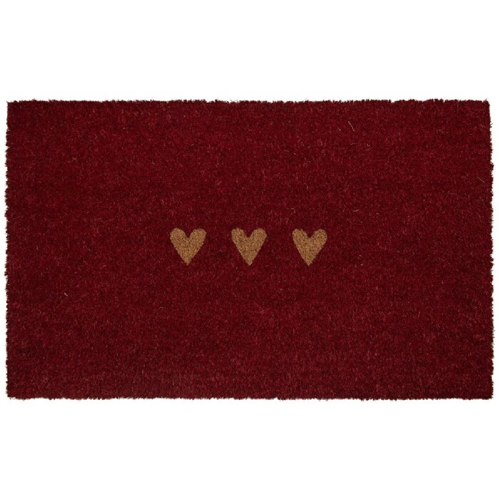 Clayre & Eef MC273 Коврик для двери 75x45 см Красно-коричневый