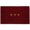 Clayre & Eef MC273 Коврик для двери 75x45 см Красно-коричневый