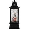 Clayre & Eef Фонарь с Санта Клаусом 10x10x28 см