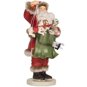 Clayre & Eef 6PR5748 Декорация Санта Клаус 13x9x23 см