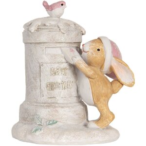Clayre & Eef 6PR5879 Dekoration Kaninchen 13x12x47 cm