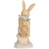 Clayre & Eef Декоративный кролик 16x6x11 см коричнево-белый
