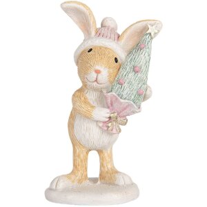 Clayre & Eef 6PR5886 Dekoration Kaninchen 5x5x10 cm