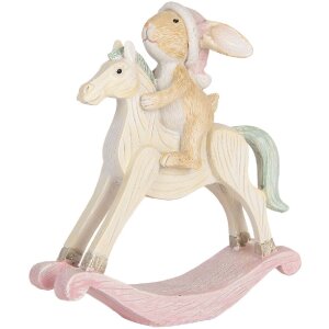 Clayre & Eef 6PR5888 Dekoration Kaninchen 13x4x14 cm