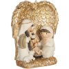 Clayre & Eef Рождественская композиция 12x6x13 см золотисто-белая