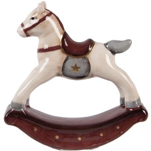 Clayre & Eef 6CE2248 Dekoration Schaukelpferd...