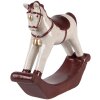 Clayre & Eef Декоративная лошадка-качалка бежево-красная 15x4x14 см