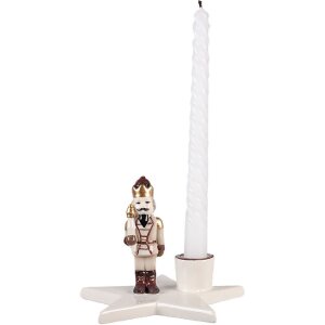 Clayre & Eef 6CE2253 Kerzenständer Nussknacker...