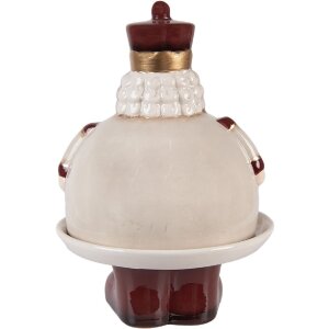 Clayre & Eef Декоративная чаша с крышкой 17x25 см кантри