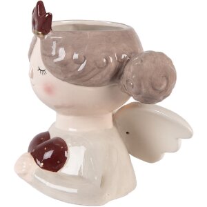 Clayre & Eef 6CE2256 Dekoration Blumentopf 17x14x17...