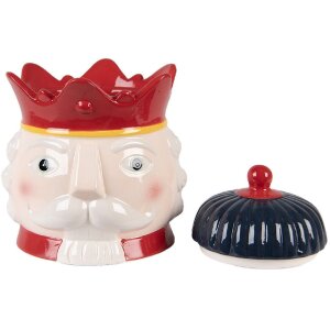 Clayre & Eef 6CE2266 Vorratstopf mit Deckel 16x19 cm