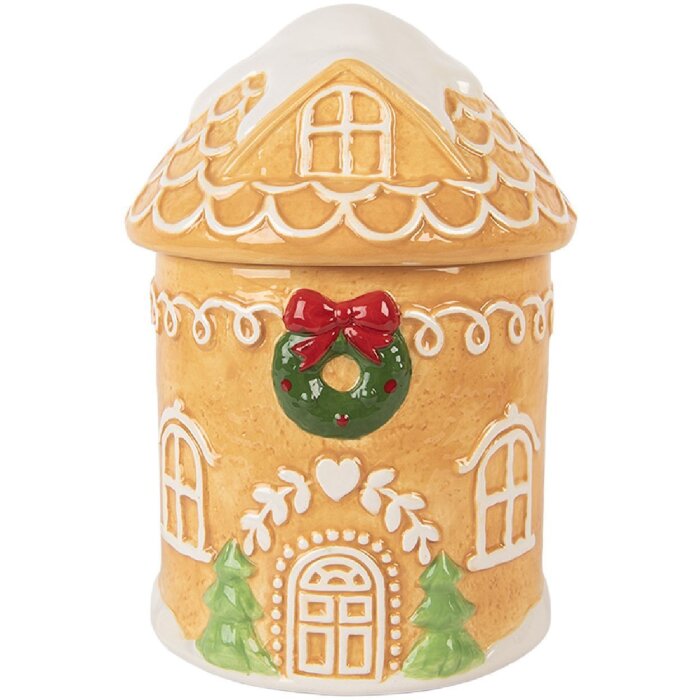 Clayre & Eef 6CE2363 Банка для хранения с крышкой 13x17 см