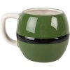 Clayre & Eef Кружка 450 мл зеленая/черная 14x11x9 см
