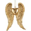 Clayre & Eef Подвеска "Крылья" золотистая 6x2x9 см