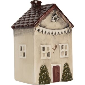Clayre & Eef 6CE2279 Teelichthalter Haus 10x8x15 cm...