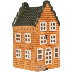 Clayre & Eef Подсвечник "Домик" 9x10x19 см