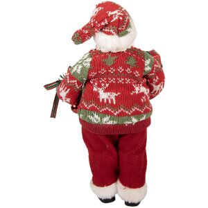 Clayre & Eef Декорация Санта Клаус 16x11x27 см