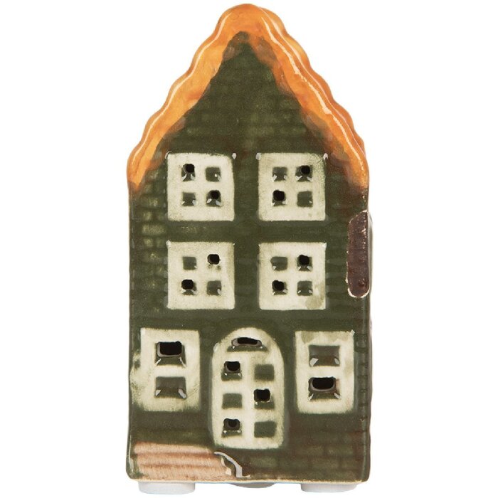 Clayre & Eef Декоративный домик со светодиодами 4x4x8 см