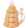 Clayre & Eef Кружка с крышкой и ложкой 350 мл