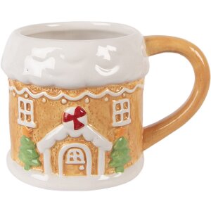 Clayre & Eef 6CEMU0216 Becher 13x9x9 cm 300 ml Braun...