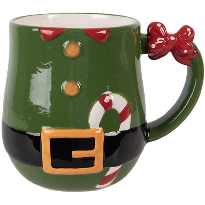 Clayre & Eef Кружка 400 мл 13x9x10 см в стиле кантри